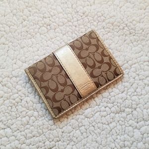 Coach monogram wallet